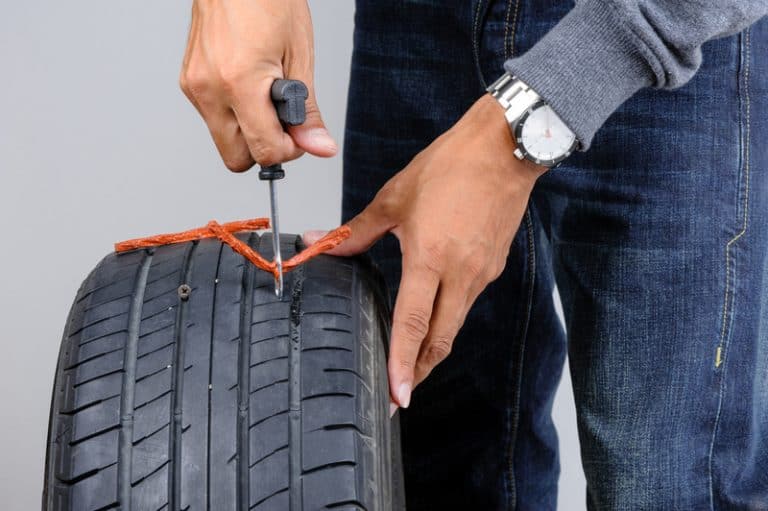 Plugging Tire